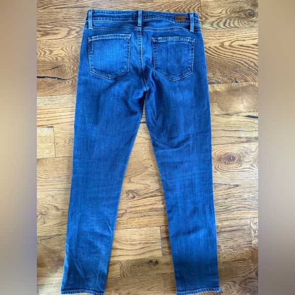 Paige Denim Skyline Ankle Peg Dixie Blue Jeans. Dark Wash. Size 28 - Picture 7 of 14